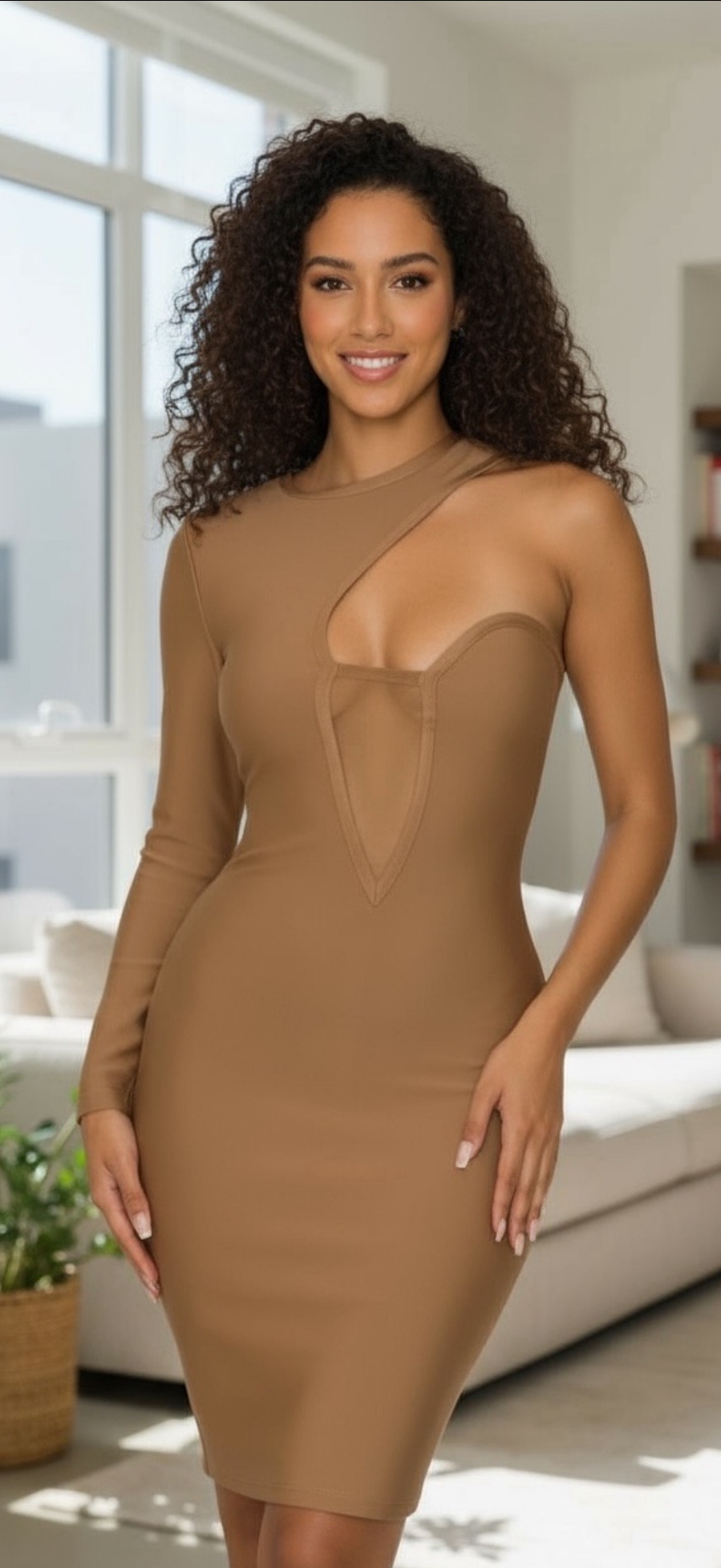 Amara Cutout Midi Dress