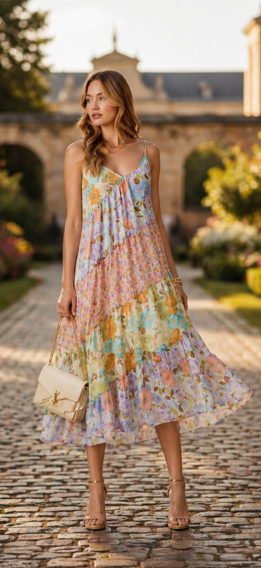 Monet Bloom Midi Dress